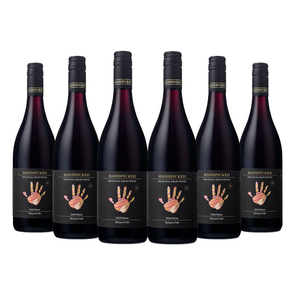 Handpicked McLaren Vale Organic Shiraz 750mL (case of 6) Secret Bottle