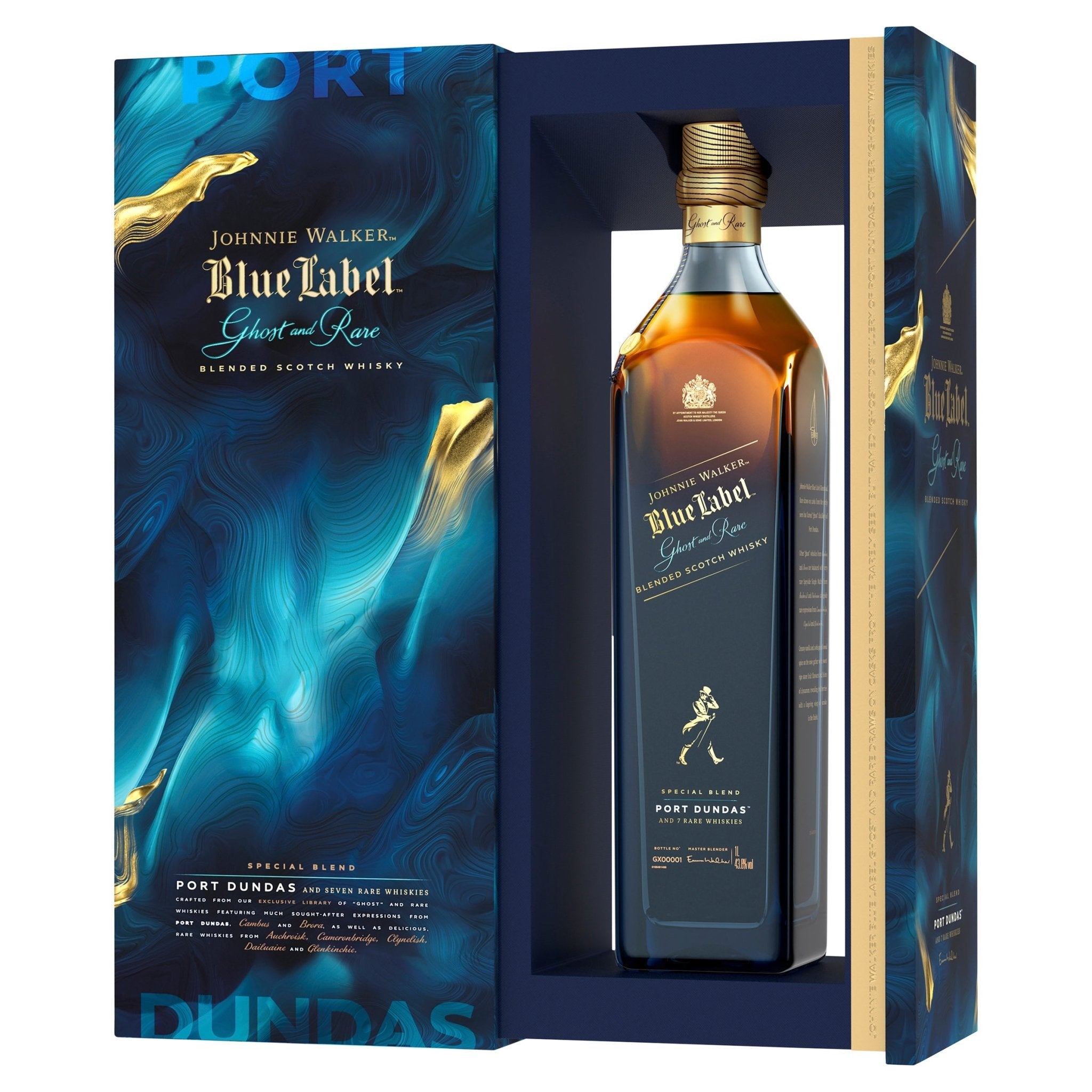 Johnnie Walker Blue Label Ghost & Rare Port Dundas Scotch Whisky (700mL Johnnie Walker Blue Label Ghost & Rare Port Dundas Scotch Whisky (700mL