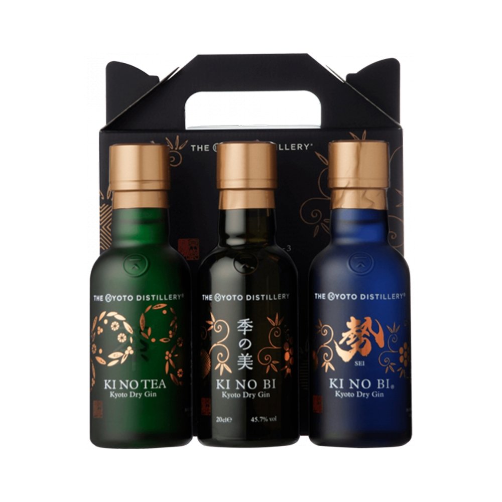 KI NO BI Gift Pack 3x200mL - Premium Japanese Gin Gift Pack
