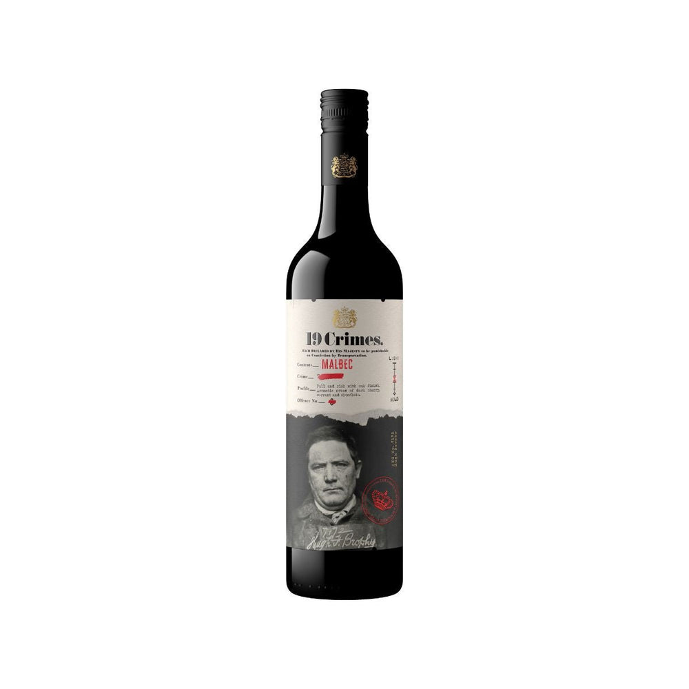 Buy 19 Crimes 19 Crimes Argentinian Malbec (750mL) Case of 6 at Secret Bottle