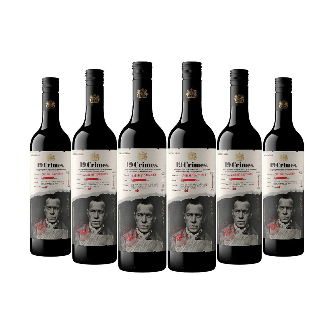 Buy 19 Crimes 19 Crimes Cabernet Sauvignon (750mL) Case of 6 at Secret Bottle