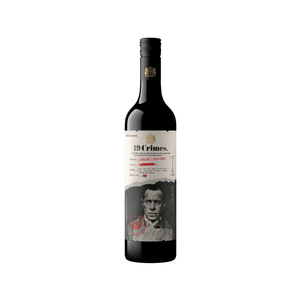 Buy 19 Crimes 19 Crimes Cabernet Sauvignon (750mL) Case of 6 at Secret Bottle