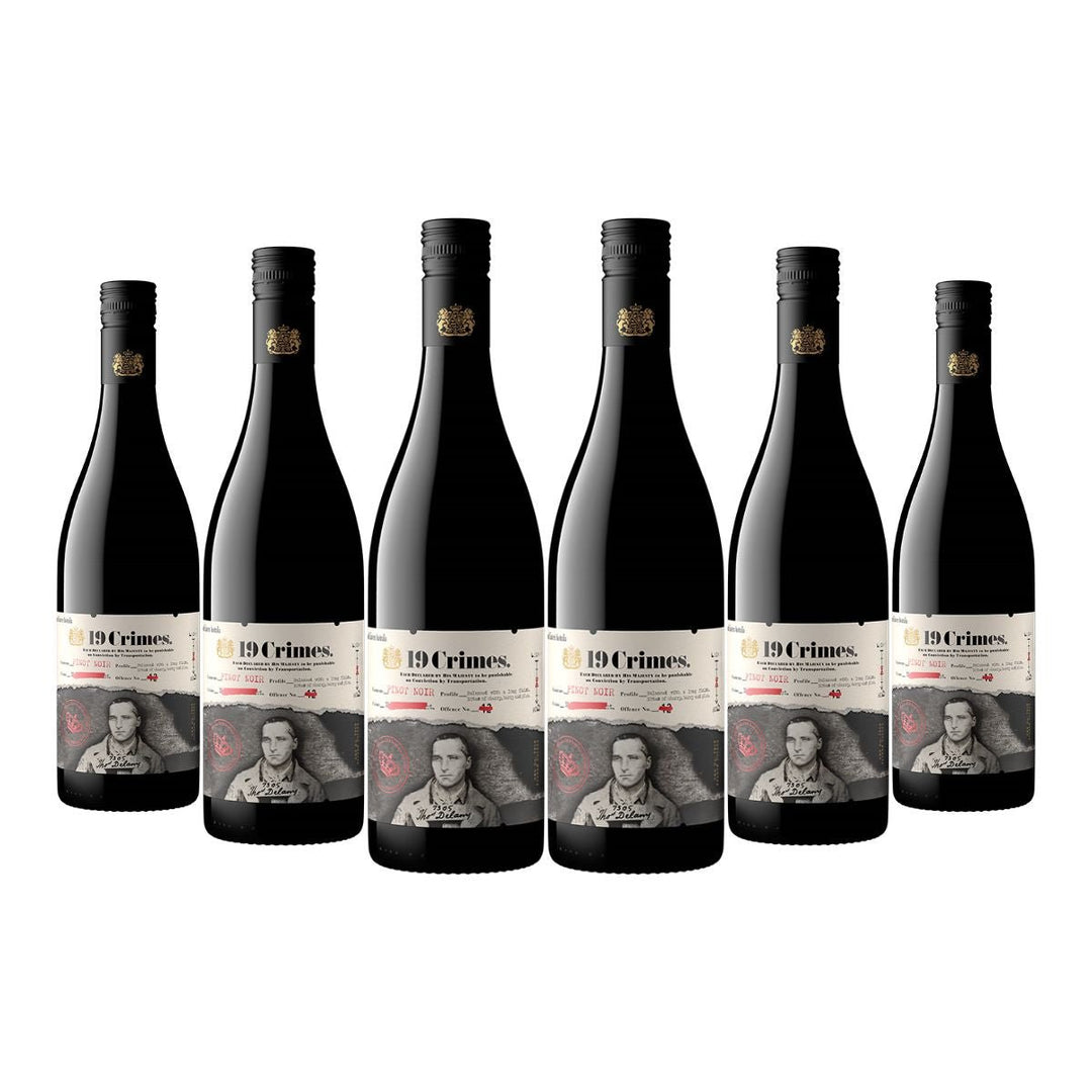 Buy 19 Crimes 19 Crimes Pinot Noir (750mL) Case of 6 at Secret Bottle