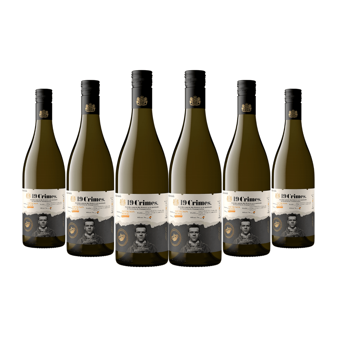 Buy 19 Crimes 19 Crimes Sauvignon Blanc (750mL) Case of 6 at Secret Bottle