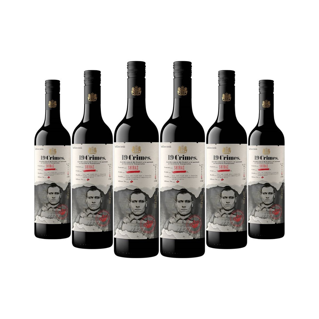 Buy 19 Crimes 19 Crimes Shiraz (750mL) Case of 6 at Secret Bottle