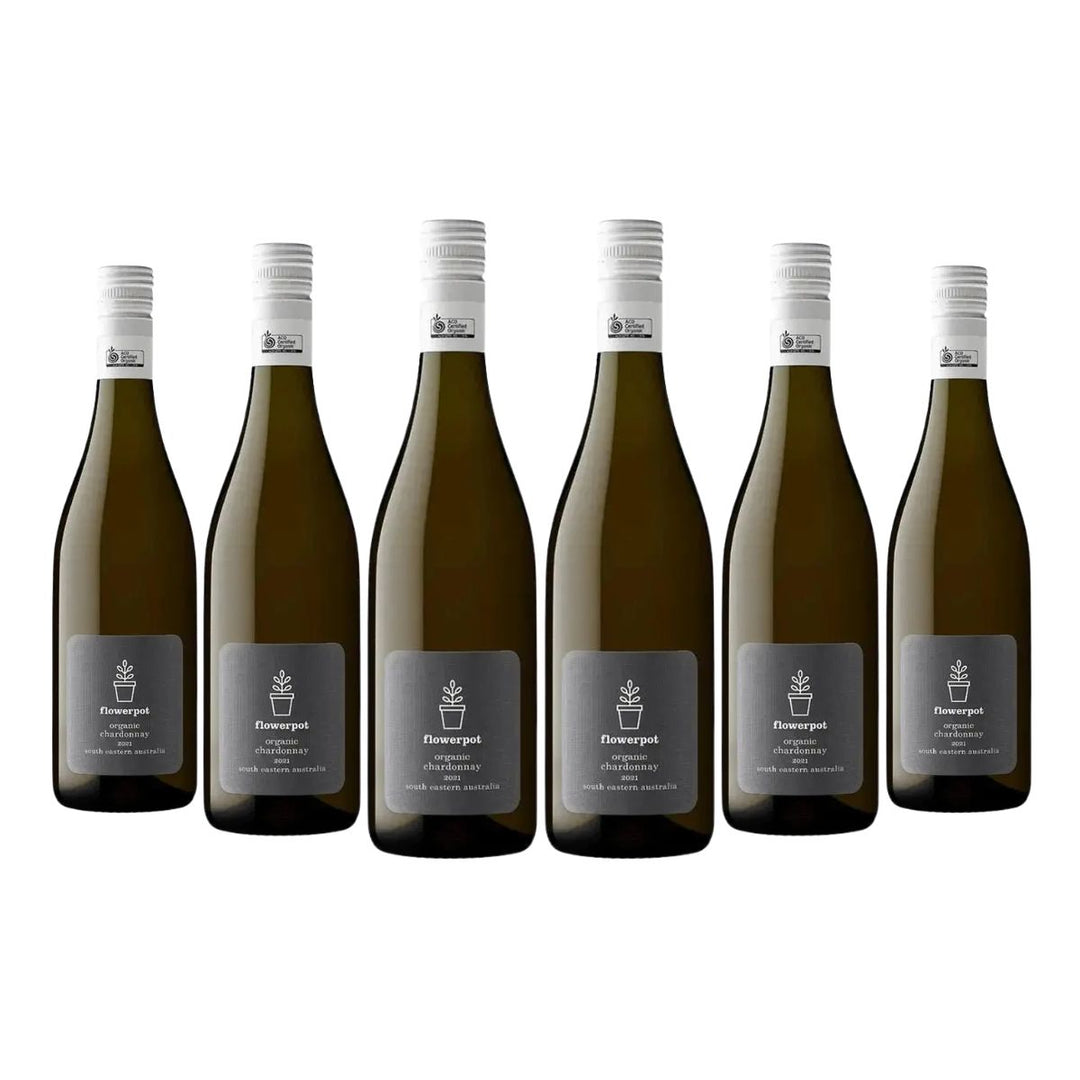 Flowerpot Organic Chardonnay 2021 (6 x 750ml)