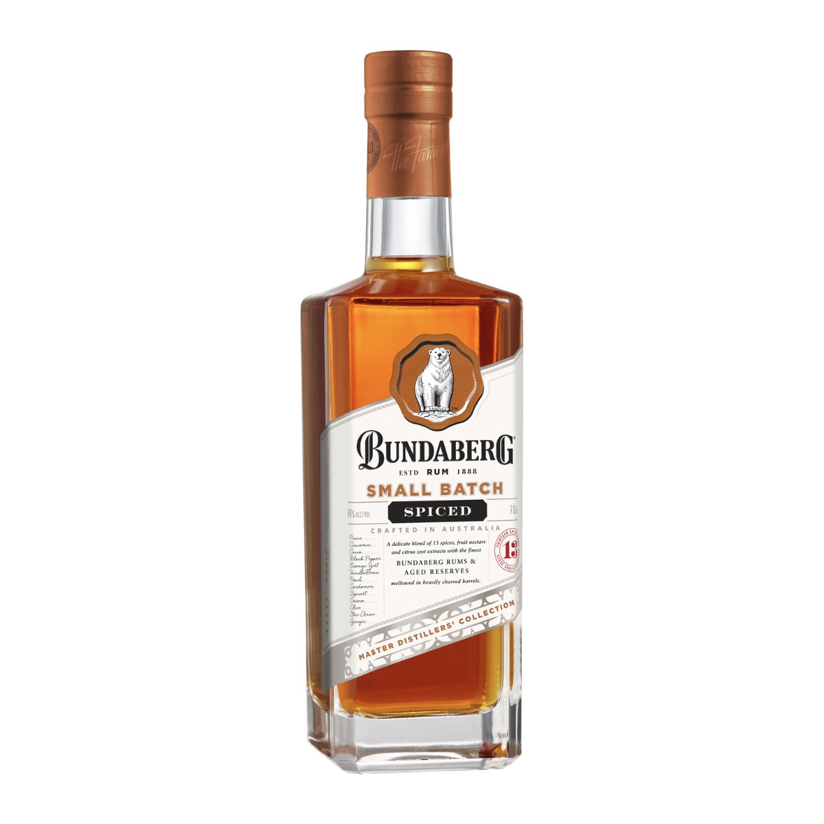 Bundaberg Small Batch Spiced Rum (700mL) - Secret Bottle