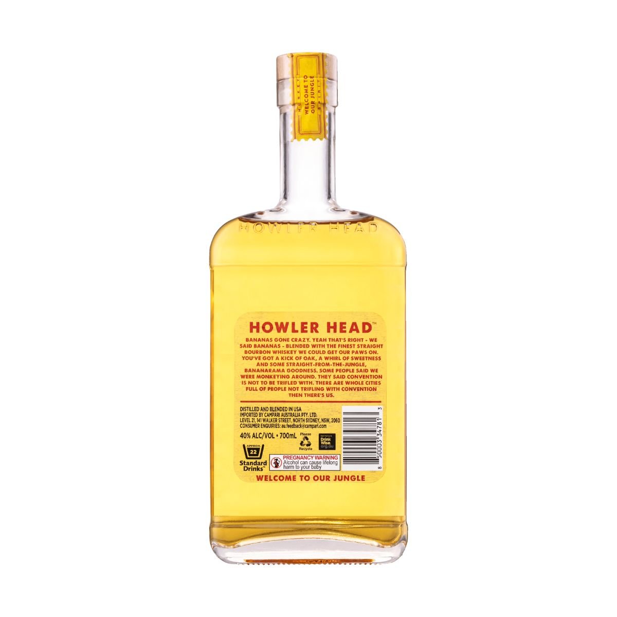 Howler Head Banana Bourbon (700ml) - Secret Bottle