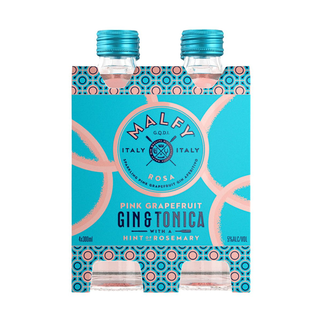 Buy Malfy Malfy Rosa Gin & Tonic (4 x 300mL) at Secret Bottle
