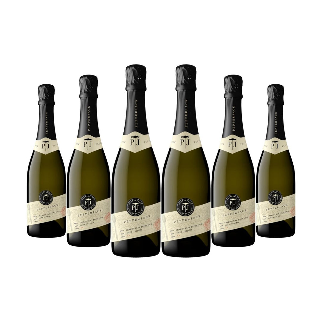 Buy Pepperjack Pepperjack Sparkling Chardonnay Pinot Noir (750ml) Case of 6 at Secret Bottle