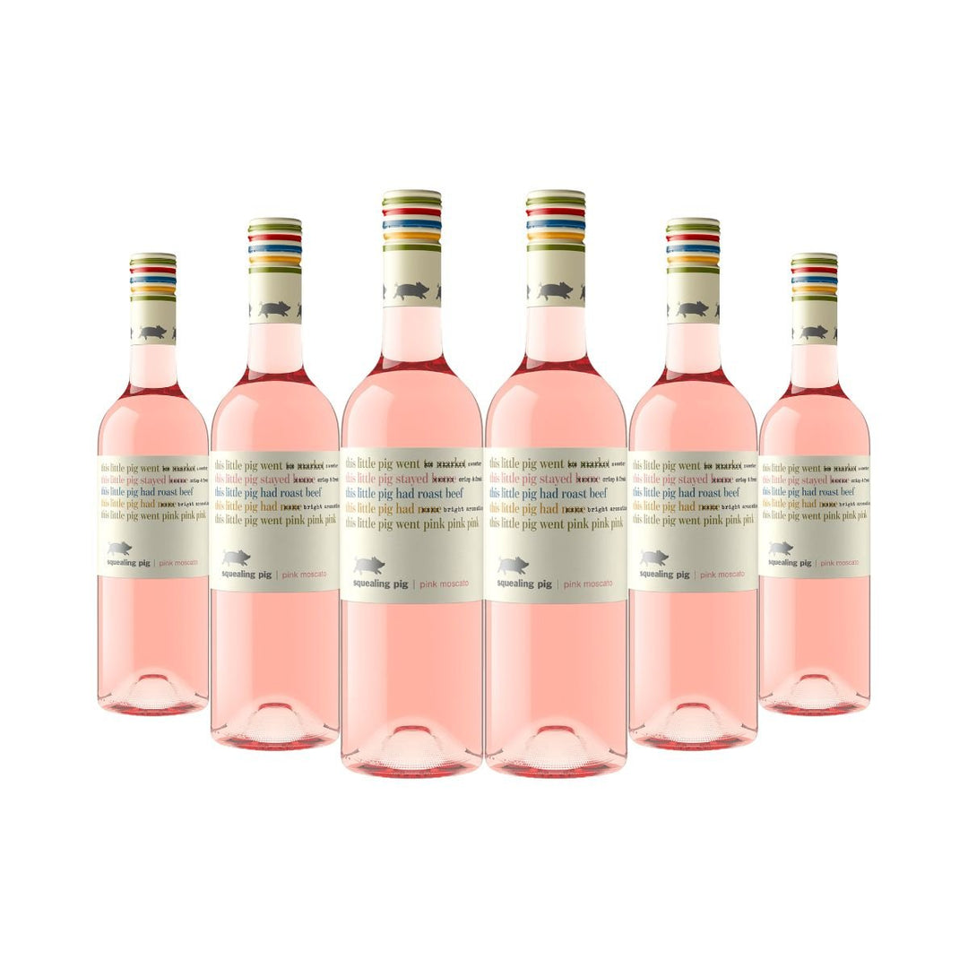 Buy Squealing Pig Squealing Pig Pink Moscato (750ml) Case of 6 at Secret Bottle