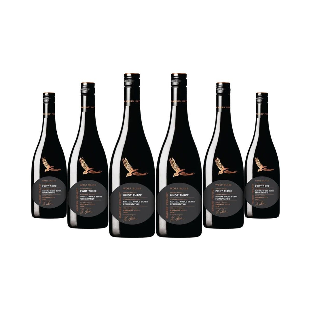 Buy Wolf Blass Wolf Blass Makers' Project Reserve Pinot Three 2020 (750ml) Case of 6 at Secret Bottle