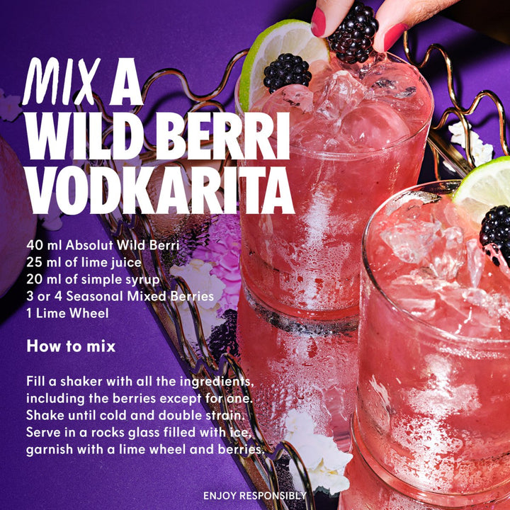 Buy Absolut Absolut Vodka Wild Berri (700mL) at Secret Bottle