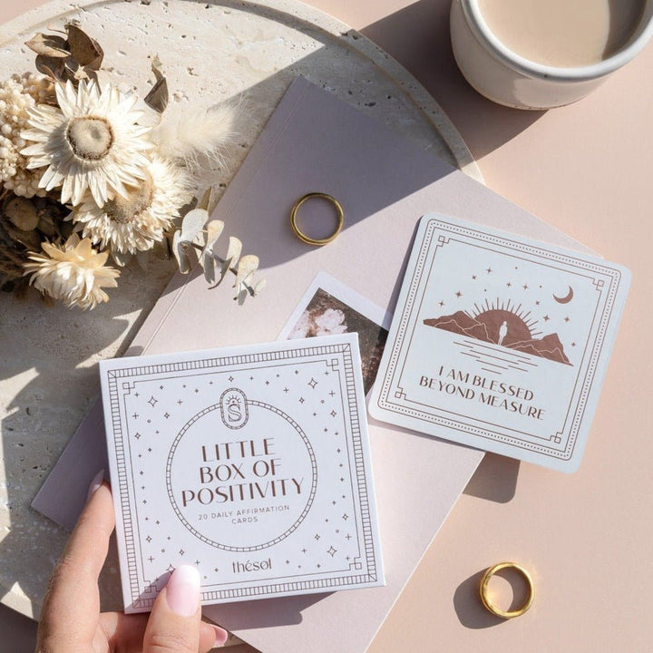 Buy Three Suns AFFIRMATION CARDS - Little Box Of Positivity at Secret Bottle