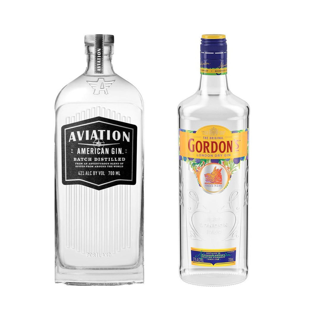Buy Secret Bottle Aviation & Gordons Gin Bundle (2 x 700mL) at Secret Bottle