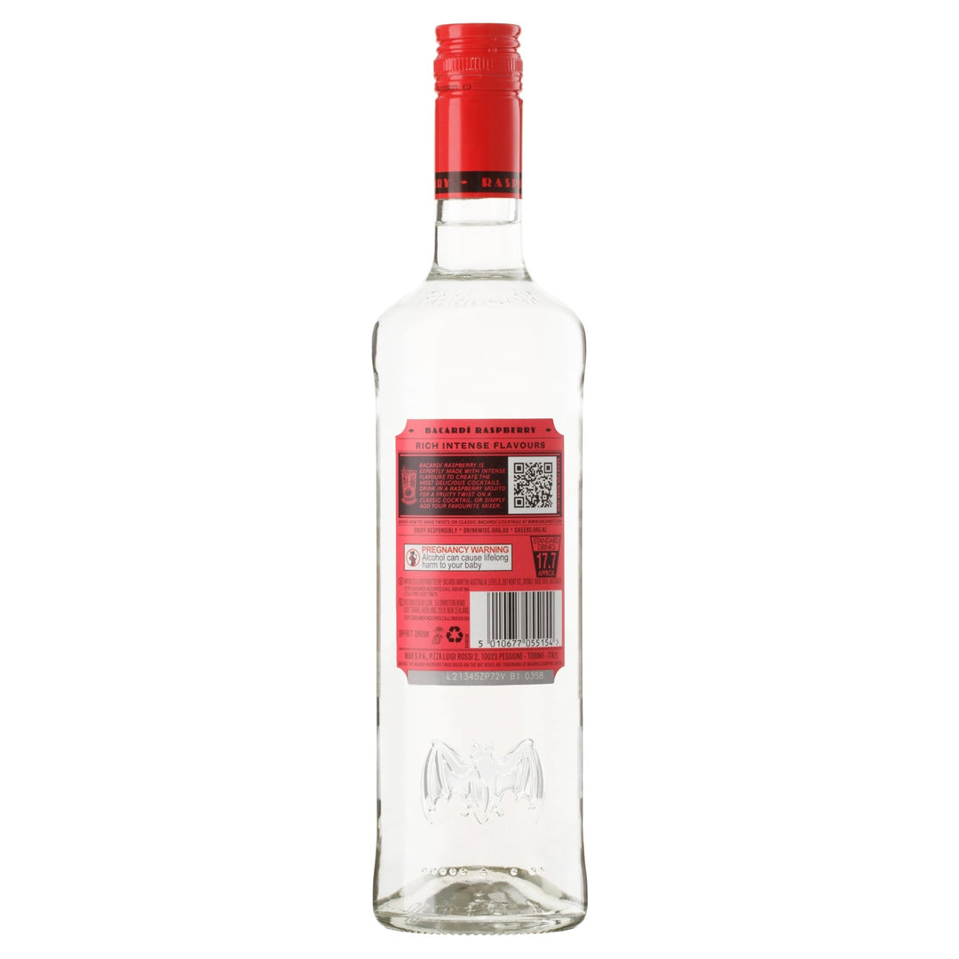 White Raspberry Rum Rewe Bacardi Raspberry Rum (700mL) - Secret Bottle