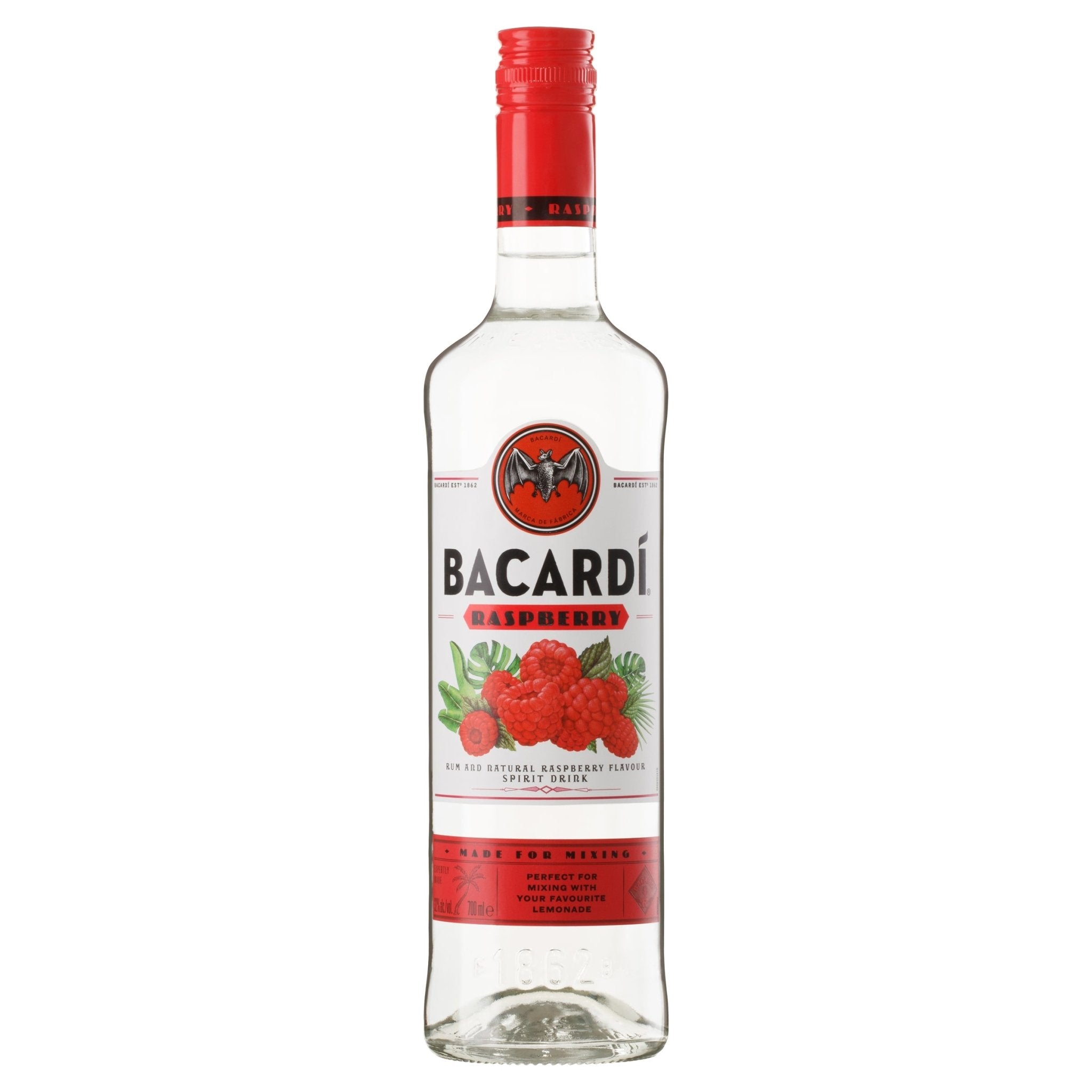 Bacardi Raspberry Rum (700mL) - Secret Bottle