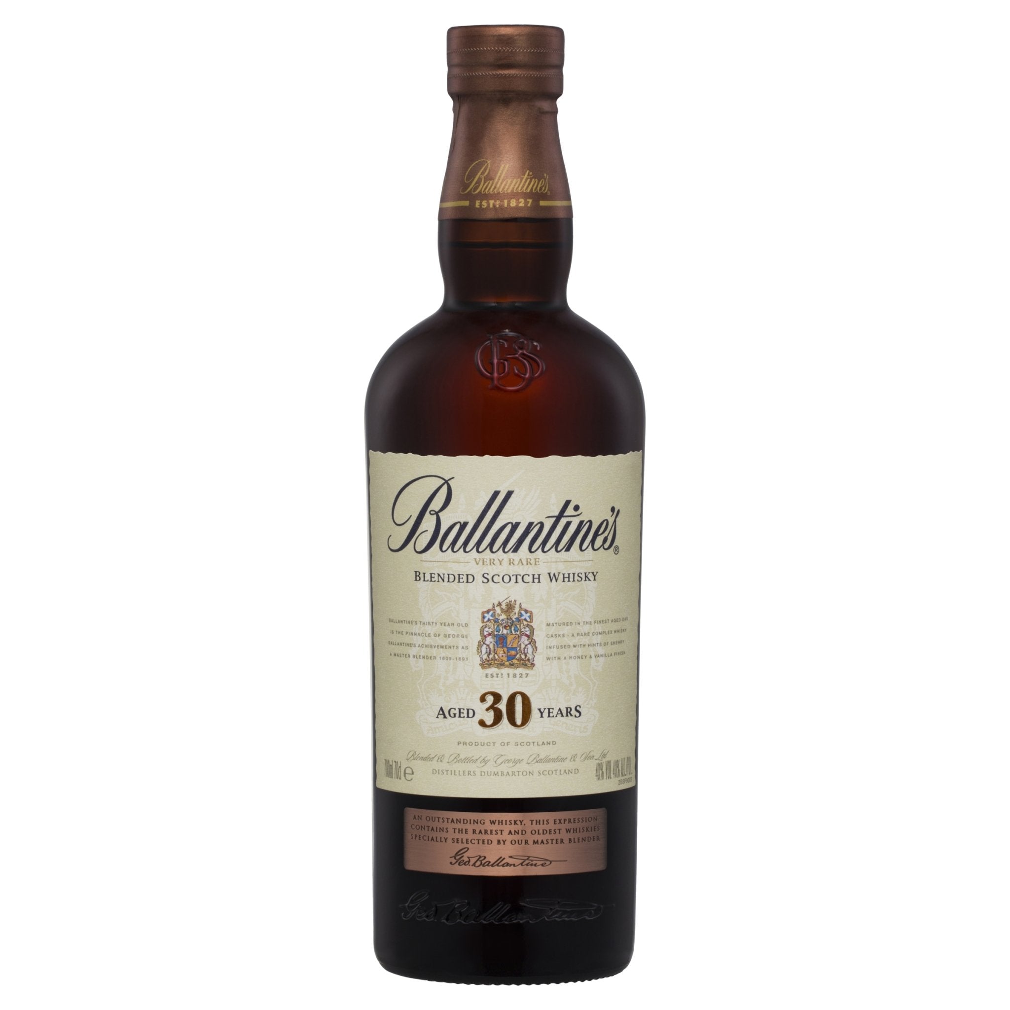 Ballantine's 30 Year Old Scotch Whisky (700mL) – Secret Bottle