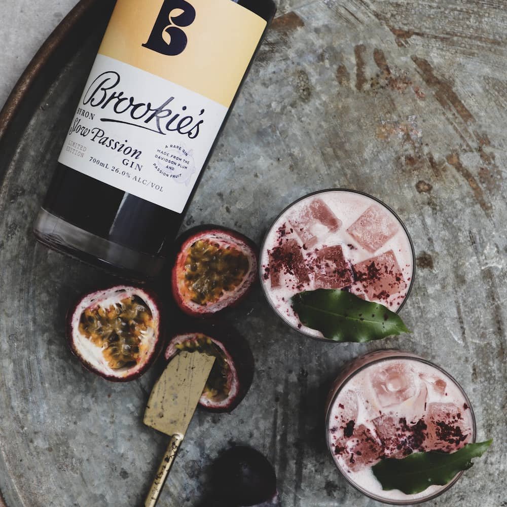 Buy Cape Byron Distillery Brookie’s Byron Slow Passion Gin (700mL) at Secret Bottle
