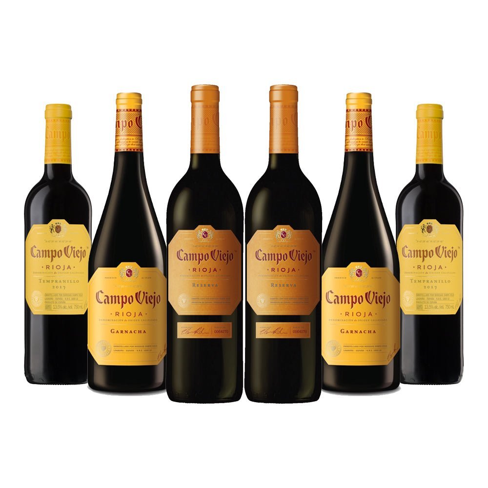 Campo Viejo Spanish Red Wine Pack (Case of 6) - Secret Bottle