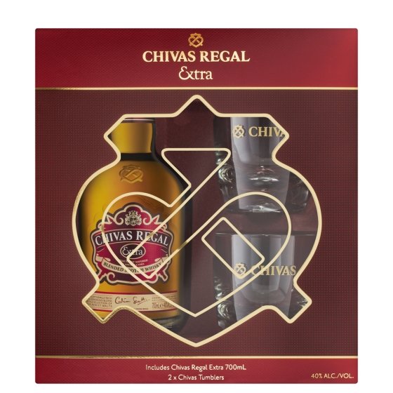 Buy Chivas Regal Chivas Regal Extra Whisky Glass Gift Pack (700mL) at Secret Bottle