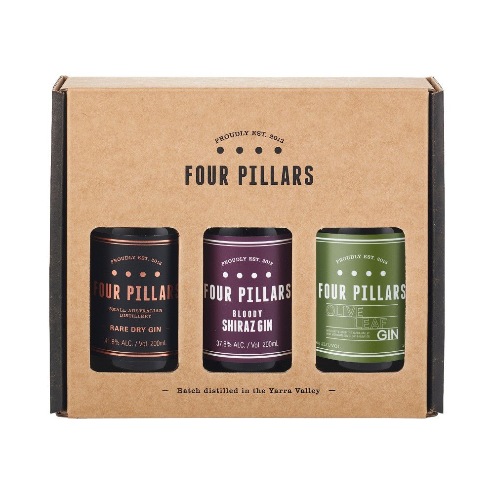 Buy Four Pillars Four Pillars Gin Gift Pack (3 x 200mL) at Secret Bottle