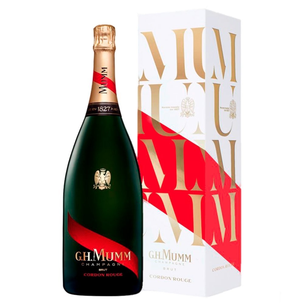 Buy G.H. Mumm Personalised G.H. Mumm Cordon Rouge NV Champagne Magnum (1500mL) at Secret Bottle
