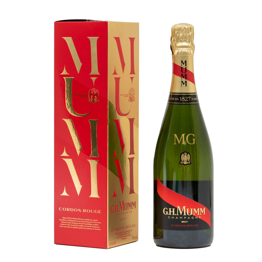 Buy G.H. Mumm Personalised G.H. Mumm Cordon Rouge NV Gift Box (750mL) at Secret Bottle