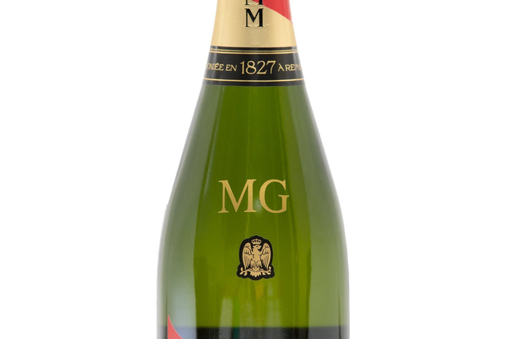 Buy G.H. Mumm Personalised G.H. Mumm Grand Cordon Champagne Gift Pack (750mL) + Two Champagne Glasses at Secret Bottle