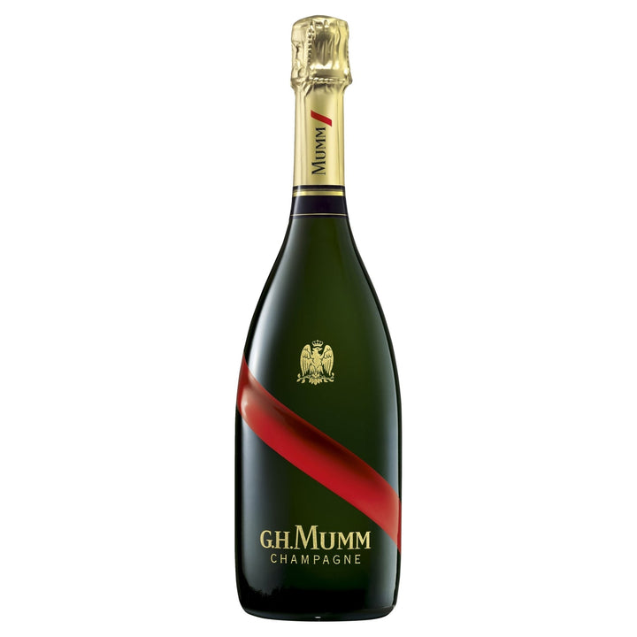 Buy G.H. Mumm G.H. Mumm Grand Cordon (750mL) Champagne Gift Pack + Two Champagne Glasses at Secret Bottle