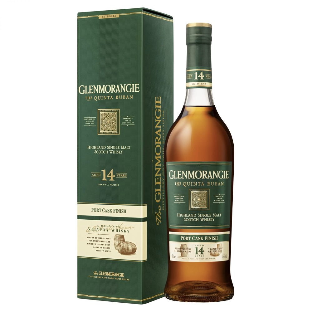 Buy Glenmorangie Glenmorangie The Quinta Ruban 14 Year Old Single Malt Scotch Whisky (700mL) at Secret Bottle