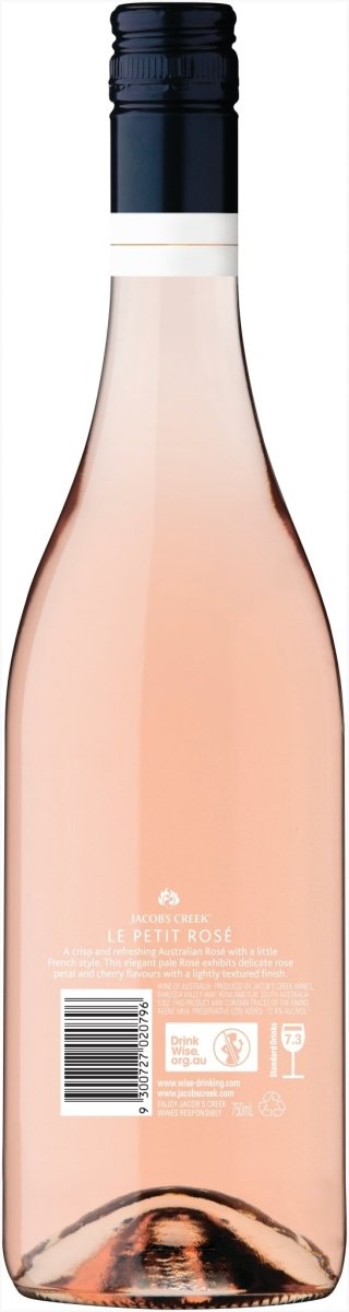 Buy Jacob's Creek Jacob's Creek Le Petit Rosé 750mL (Case of 6) at Secret Bottle