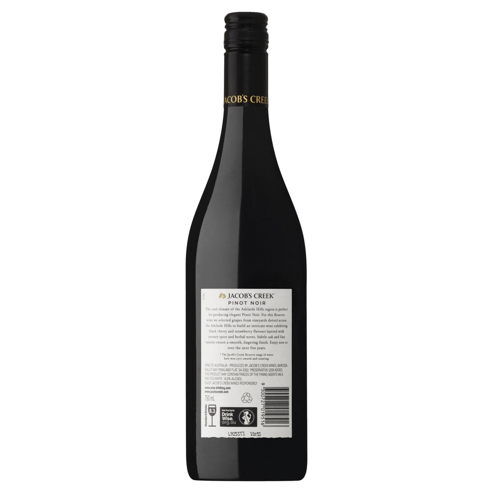 Buy Jacob's Creek Jacob's Creek Reserve Adelaide Hills Pinot Noir (750mL) at Secret Bottle