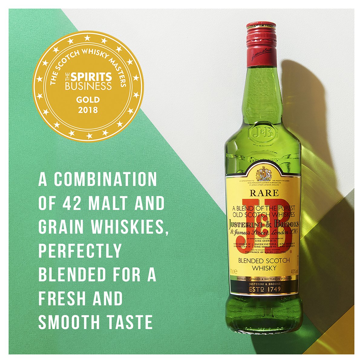 J&B Rare Blended Scotch Whisky (700mL) - Secret Bottle