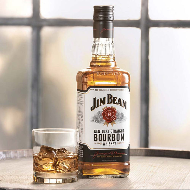 Buy Jim Beam Jim Beam White Label Kentucky Straight Bourbon (1L) at Secret Bottle