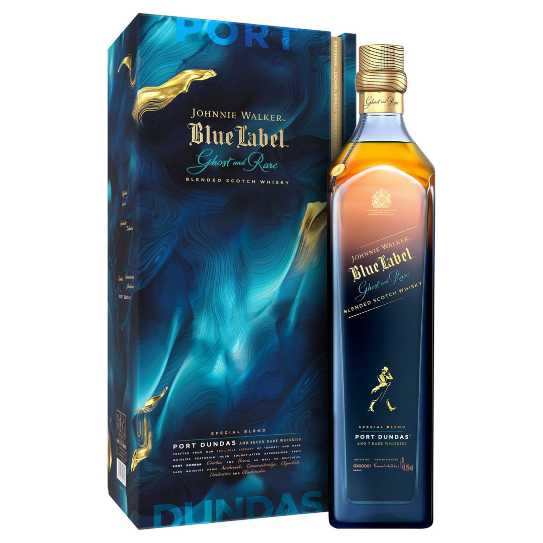 Buy Johnnie Walker Johnnie Walker Blue Label Ghost & Rare Port Dundas Scotch Whisky (700mL) at Secret Bottle