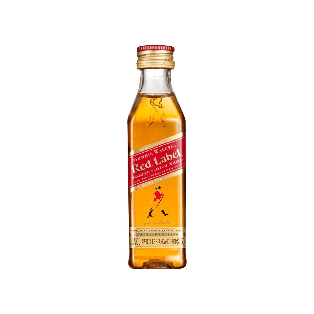 Red Label Botol Johnnie Walker Red Label Miniature (50mL) – Secret Bottle