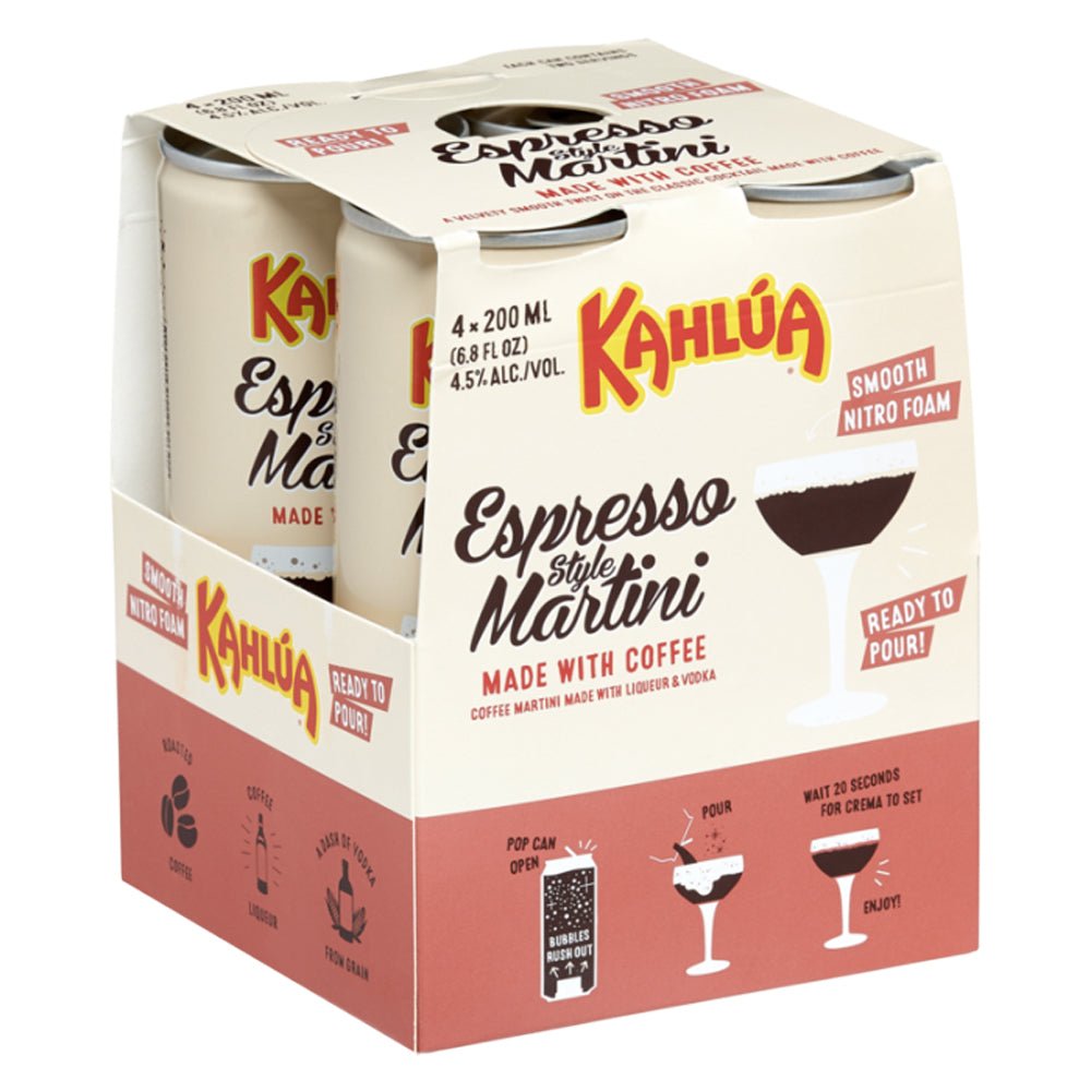 Buy Kahlua Kahlua Espresso Martini Cans (Case of 24) 200mL at Secret Bottle