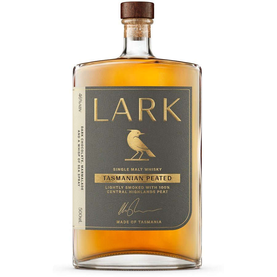 Buy Lark Lark Tasmanian Peated Single Malt Whisky (500mL) at Secret Bottle
