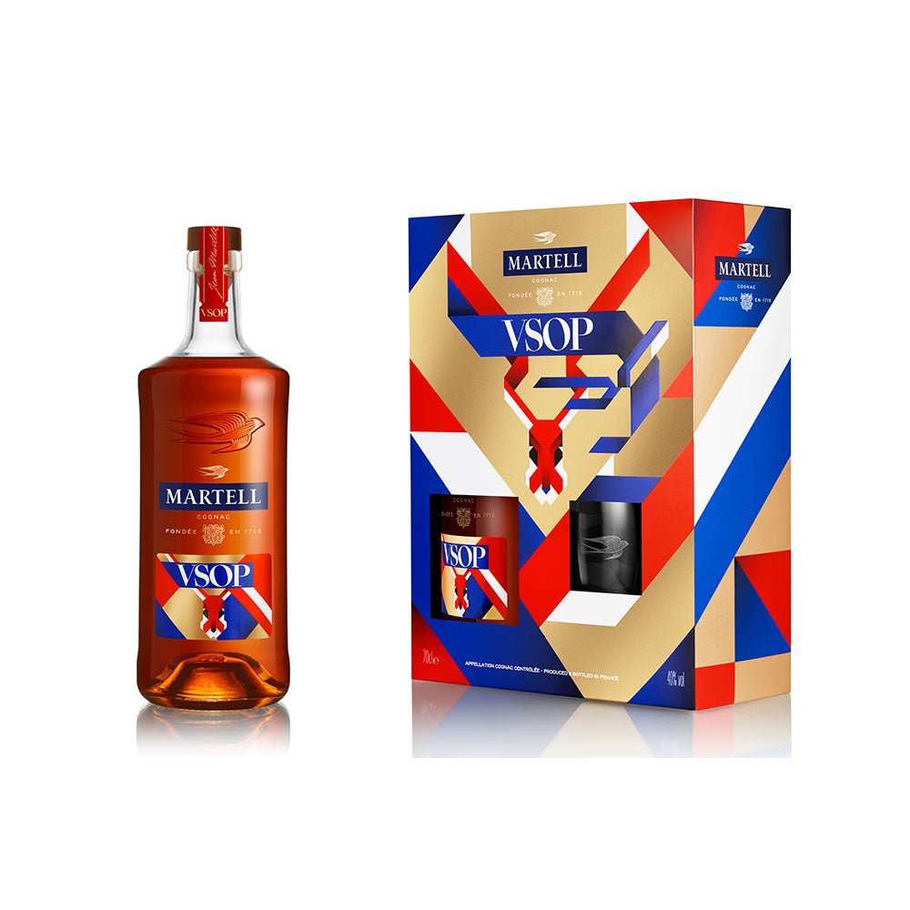 Buy Martell Cognac Martell VSOP Cognac (700ml) Gift Pack With 2 Glasses at Secret Bottle