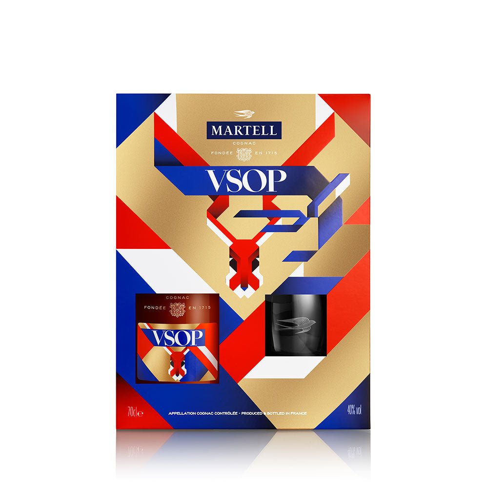 Buy Martell Cognac Martell VSOP Cognac (700ml) Gift Pack With 2 Glasses at Secret Bottle