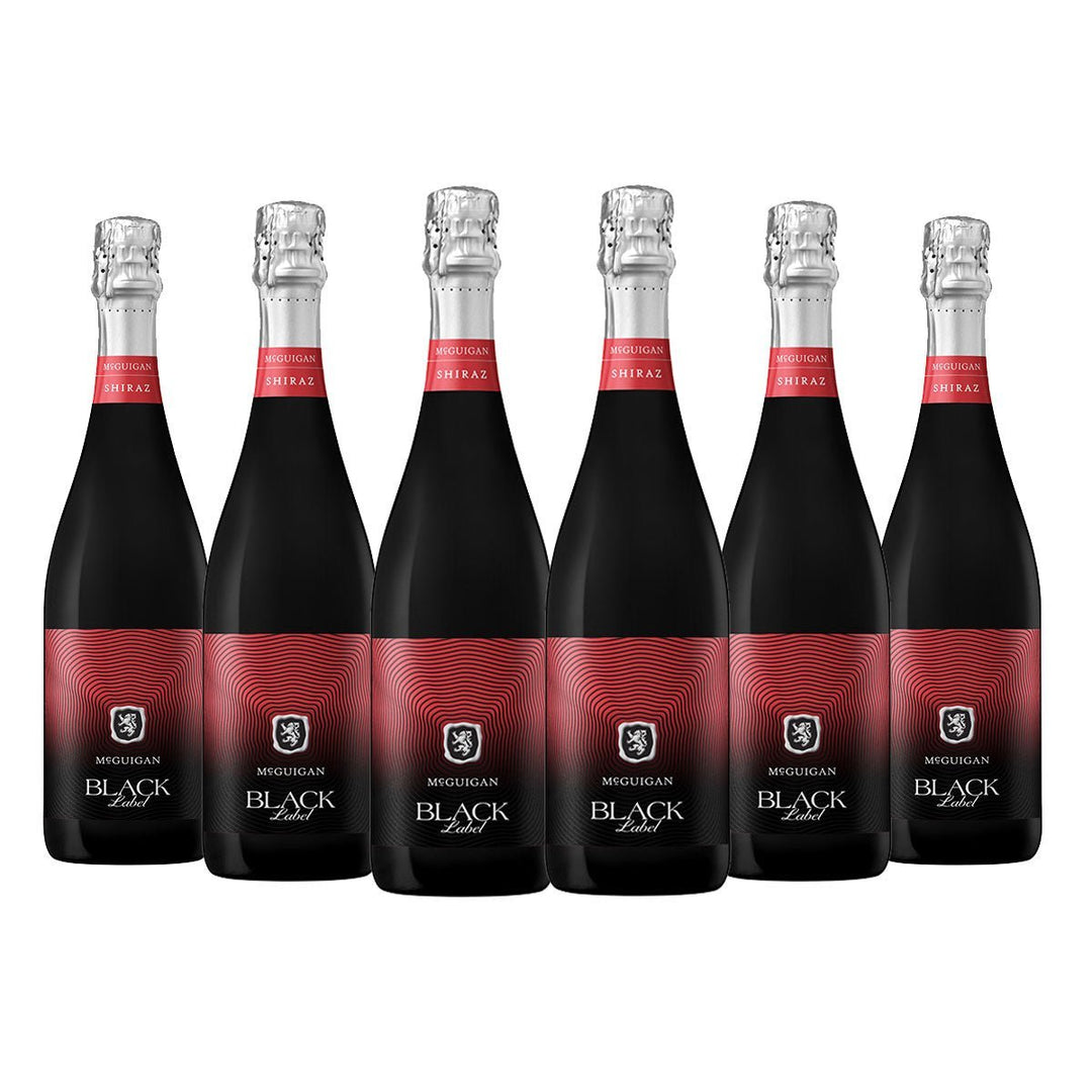 Buy McGuigan McGuigan Black Label Sparkling Shiraz (750mL) Case of 6 at Secret Bottle
