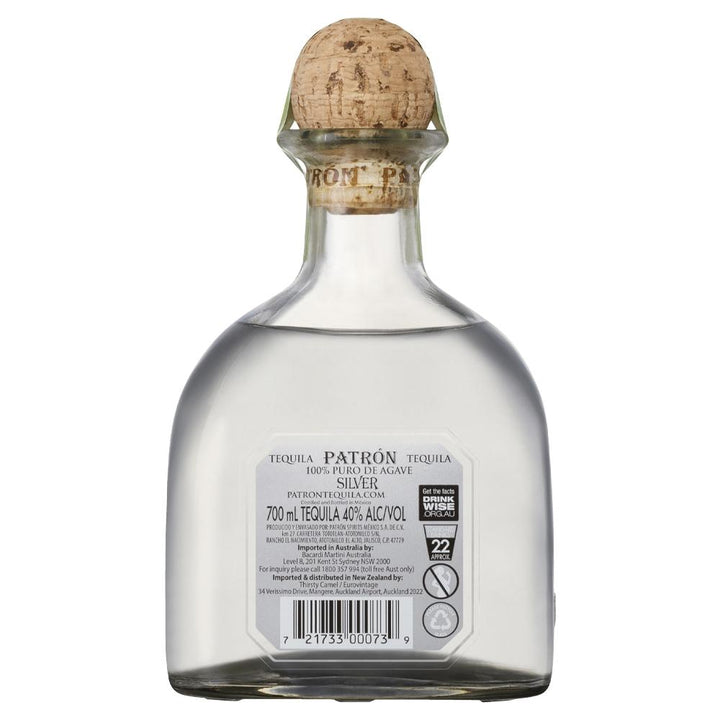 Buy Patrón Patrón Silver Tequila (700mL) at Secret Bottle