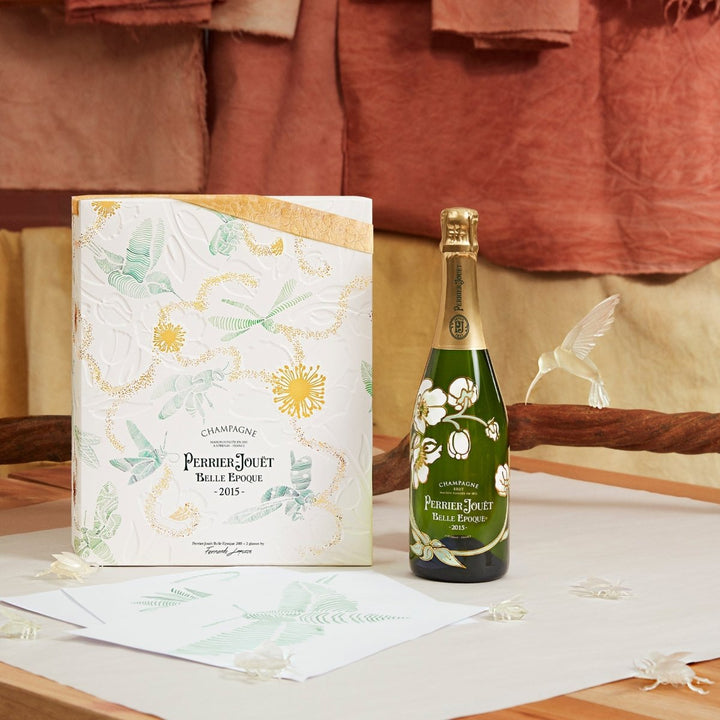 Buy Perrier-Jouët Perrier-Jouët Belle Époque 2015 Champagne Gift Pack with 2 Glasses (750mL) at Secret Bottle