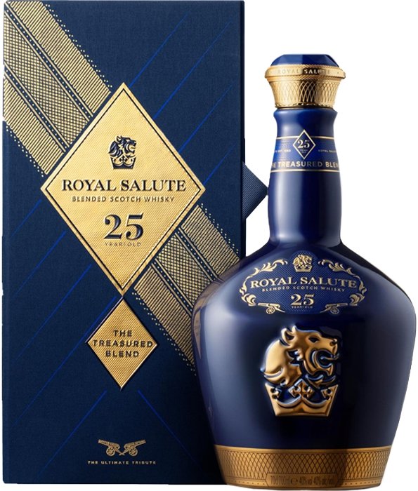Buy Chivas Regal Royal Salute 25 Year Old The Treasured Blend Scotch Whisky (700mL) at Secret Bottle
