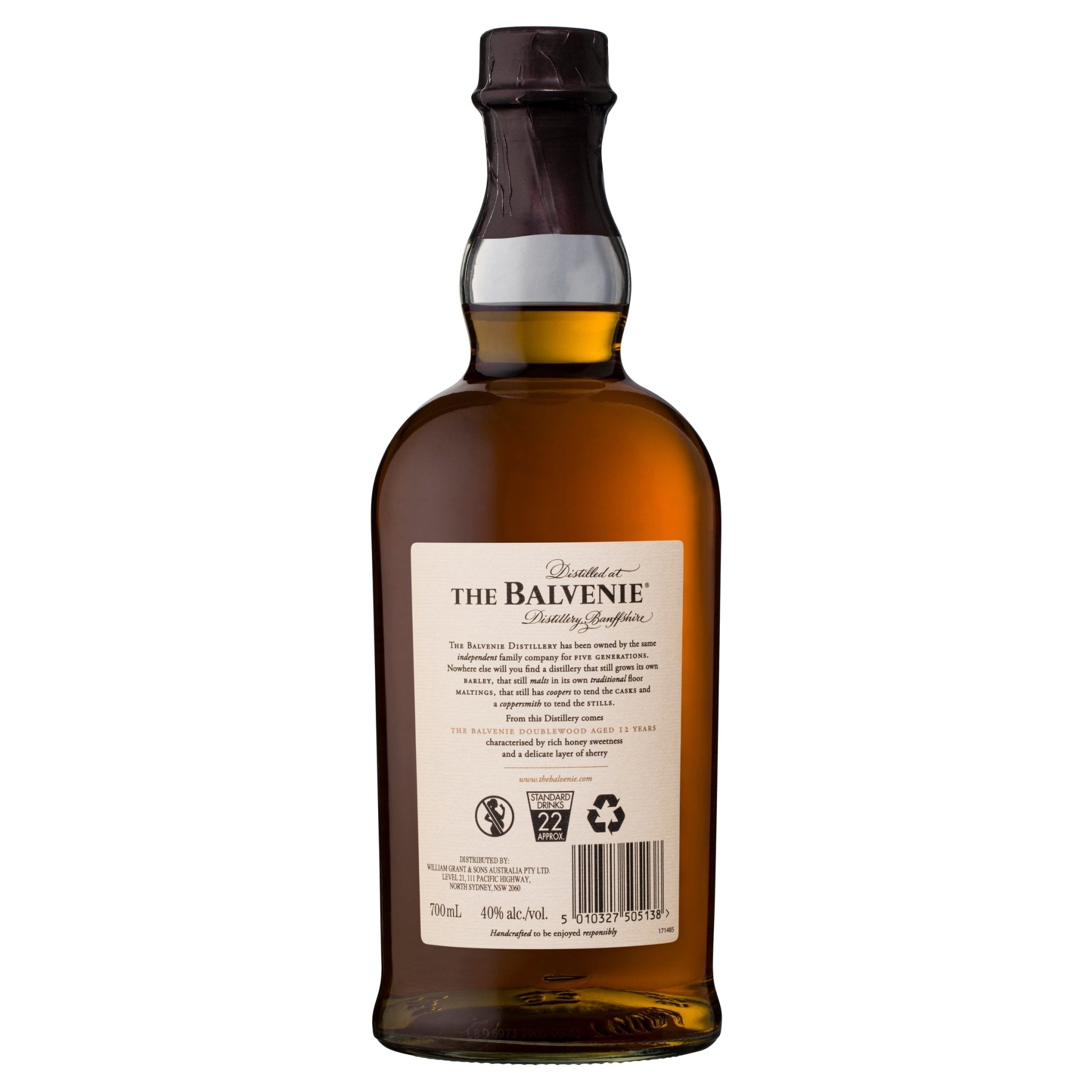 The Balvenie DoubleWood 12yo Single Malt Scotch Whisky - Secret Bottle
