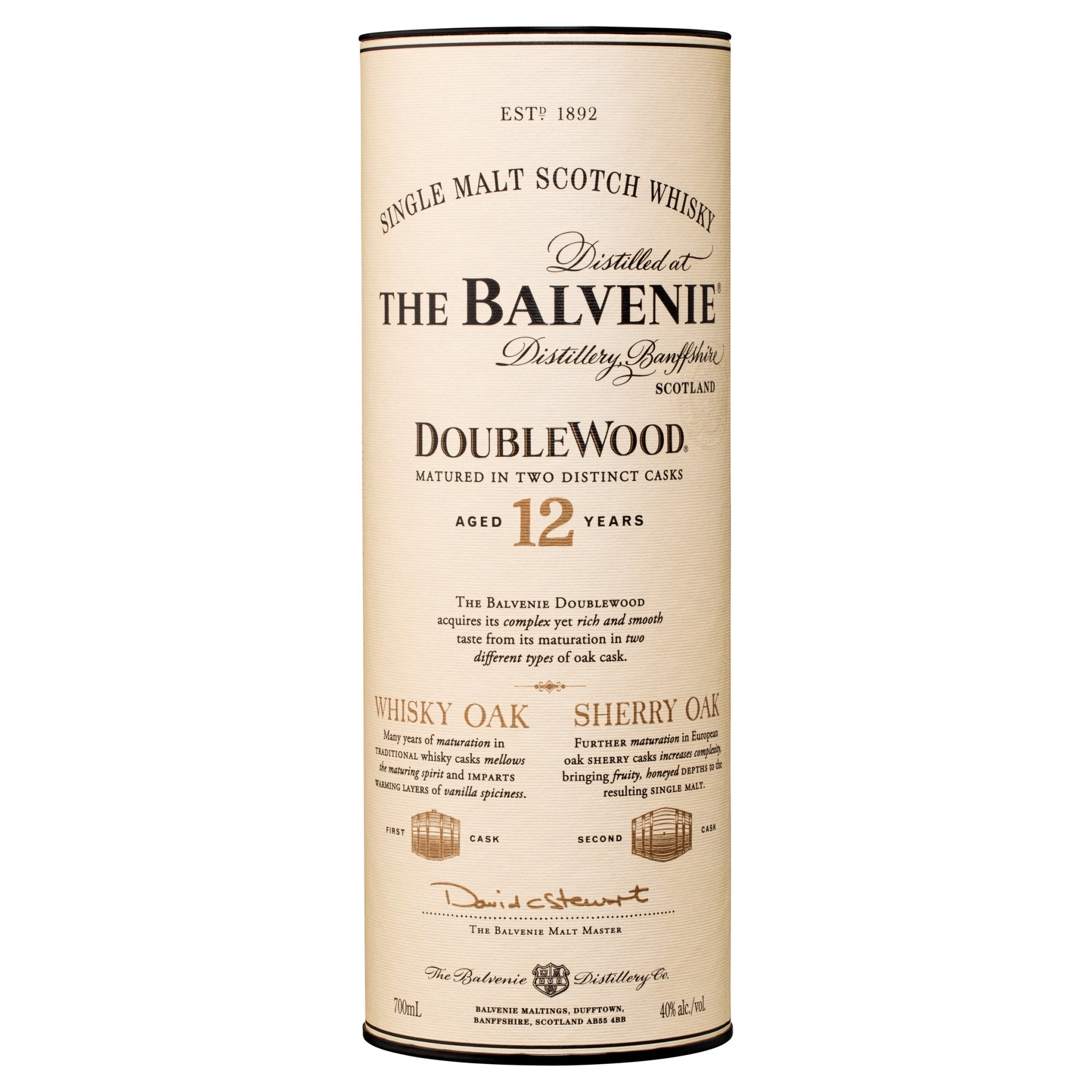 The Balvenie DoubleWood 12yo Single Malt Scotch Whisky - Secret Bottle