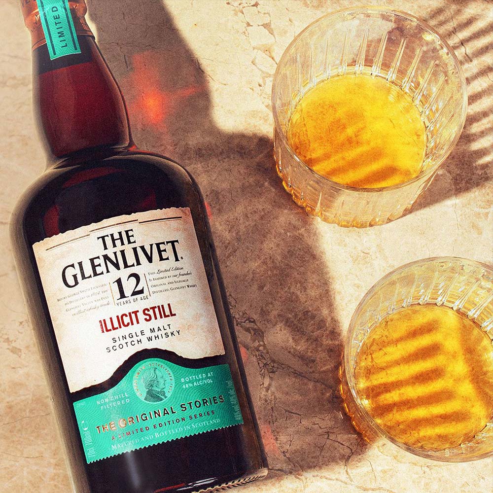Buy The Glenlivet The Glenlivet 12 Year Old Illicit Still Single Malt Scotch Whisky (700mL) at Secret Bottle