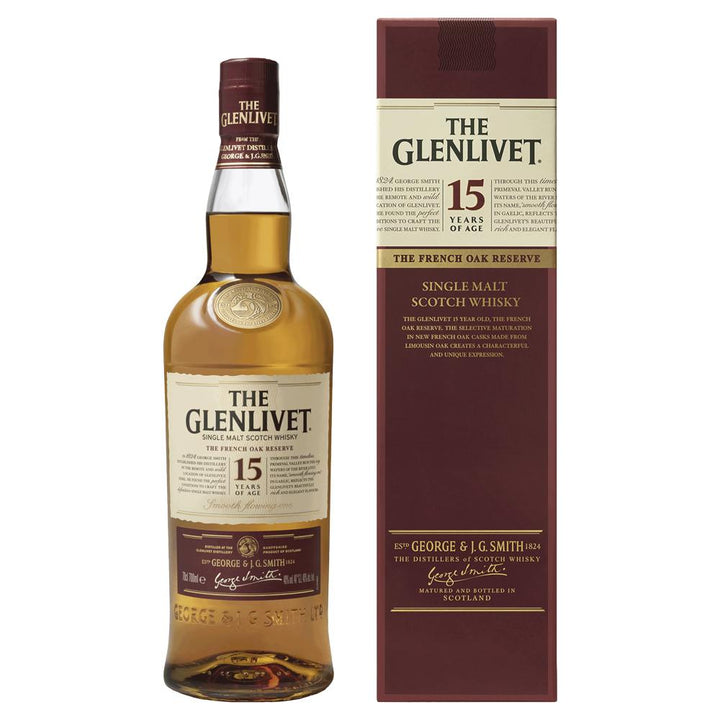 Buy The Glenlivet The Glenlivet 15yo French Oak Single Malt Scotch Whisky (700mL) at Secret Bottle
