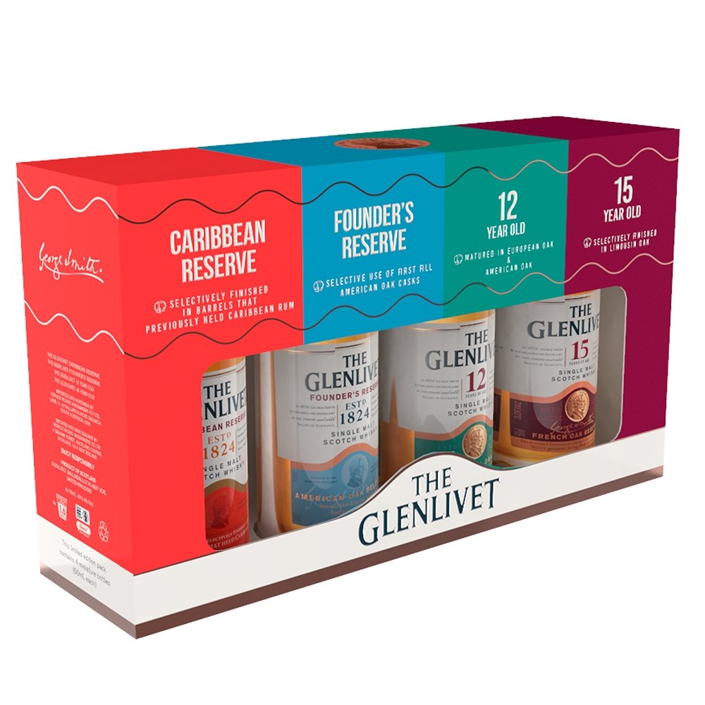 Buy The Glenlivet The Glenlivet Scotch Whisky Miniature Gift Pack at Secret Bottle